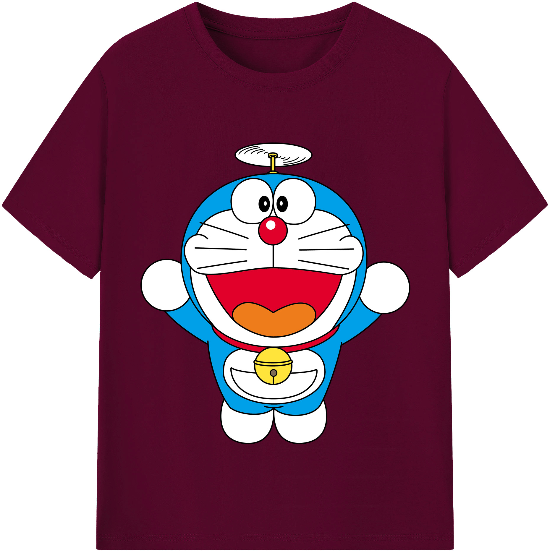 （画像用） ドラえもん Doraemon レディースカジュアルプリントTシャツ（綿100％）